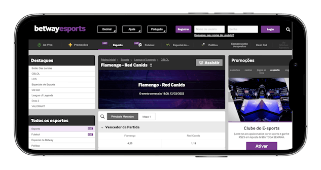 Betway e-sports