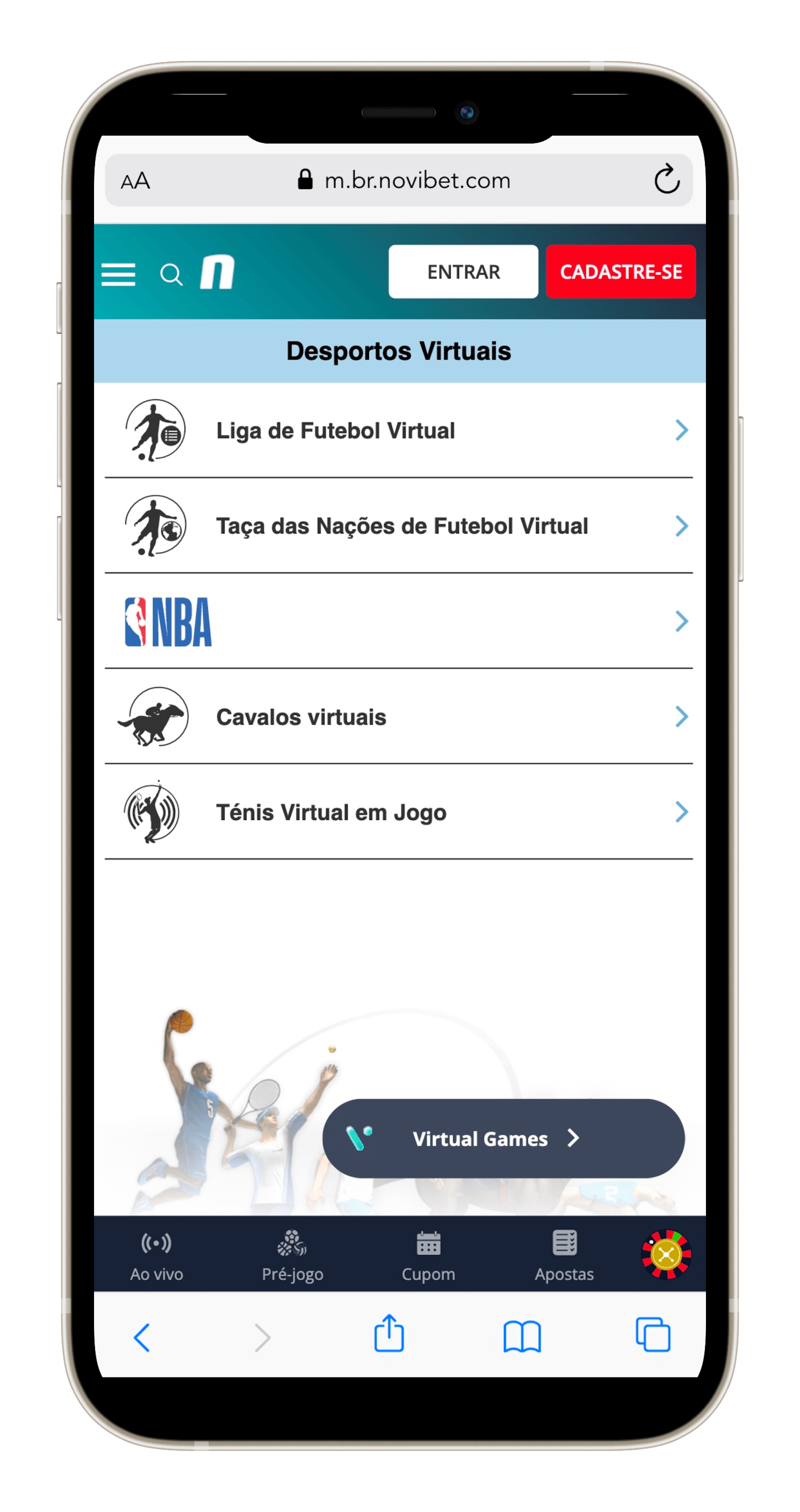 Novibet esportes virtuais