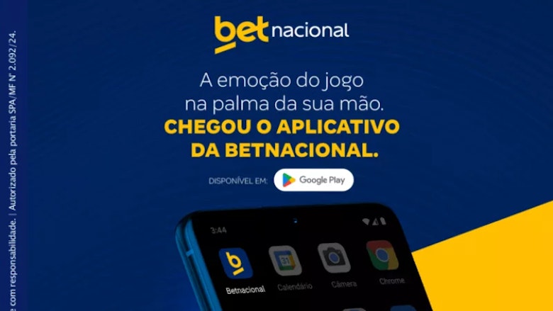 Betnacional lanca aplicativo