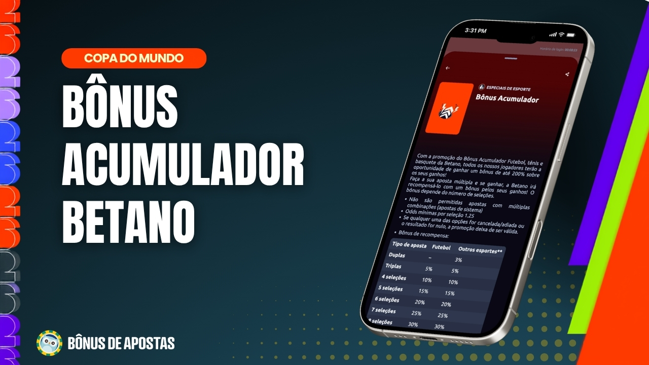 Bonus acumulador betano copa do mundo