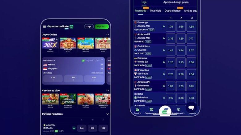 Capa aplicativo esportes da sorte