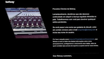 Comunicado betway brasil