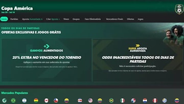 Ganhos aumentados copa america bet365