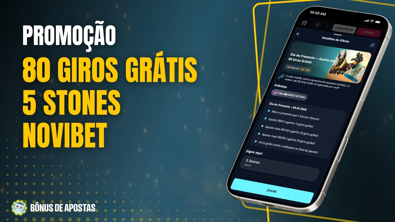 Novibet 80giros gratis 5 stones