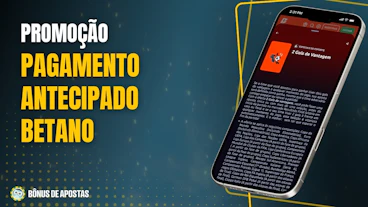 Pagamento antecipado betano