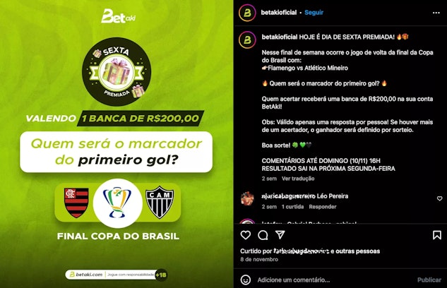 Promocoes betaki instagram