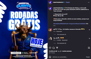 Promocoes de cassino redes sociais esportes da sorte