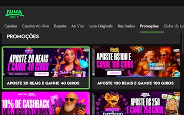 Promocoes e bonus luva bet review