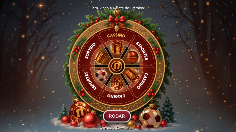 Roleta de natal novibet