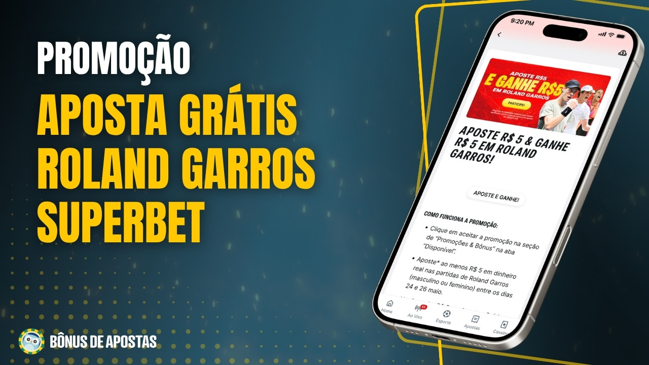 Superbet aposta gratis roland garoos