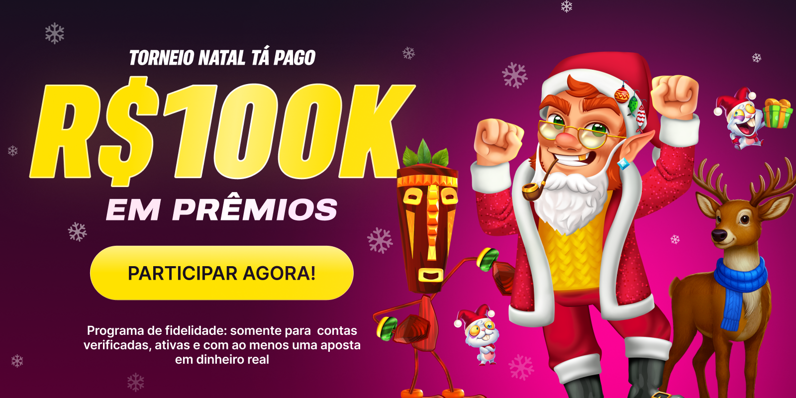 Torneio natal ta pago superbet